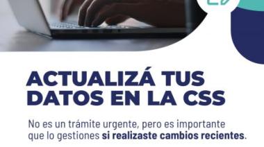 Caja de Servicios Sociales: Recuerdan la importancia de mantener datos personales actualizados para una mejor atención