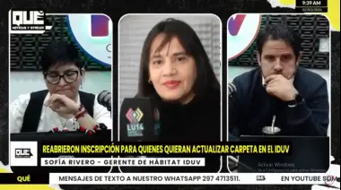 Rivero: “El objetivo es trabajar de forma "limpia y transparente" para llegar a quienes necesitan una solución habitacional”