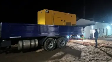 Fitz Roy recupera la estabilidad energética con nuevo grupo electrógeno