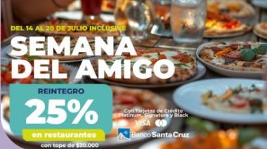 Semana del Amigo: Descuentos para impulsar el consumo gastronómico en Santa Cruz
