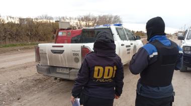 Allanamiento en Pico Truncado: recuperan máquina robada en empresa de zona industrial