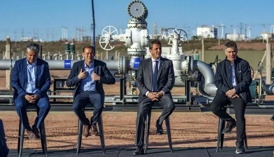 Massa anunció un programa de incentivo exportador para el sector petrolero por 60 días