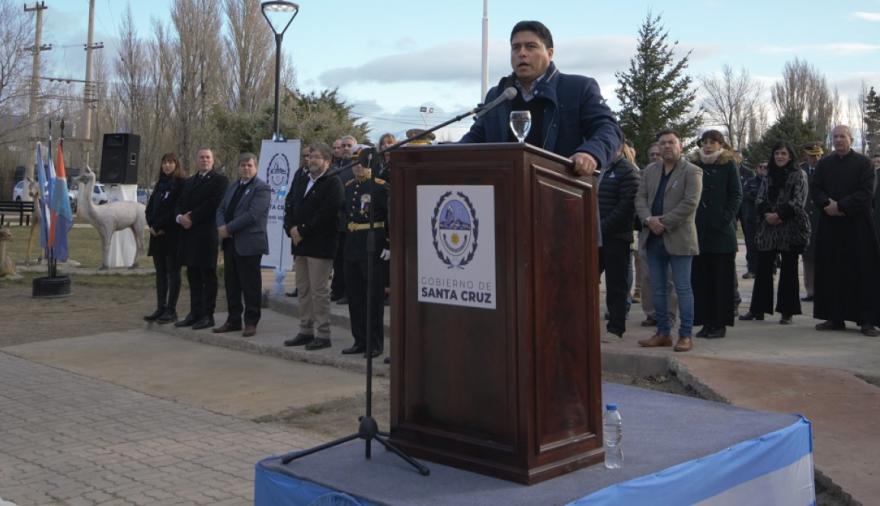 Vidal desde Lago Posadas: "La independencia que necesitamos es fortalecer la economía a través de la producción"