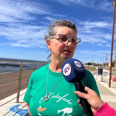 Arte patagónico con impacto internacional: Mónica Chiarello lidera un mural colaborativo en el mirador de las ballenas