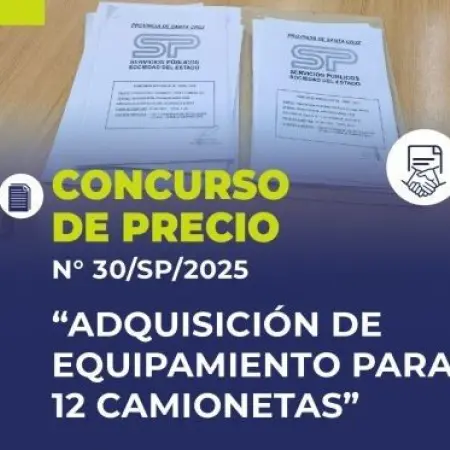 Servicios Públicos avanza en la adquisición de equipamiento para camionetas