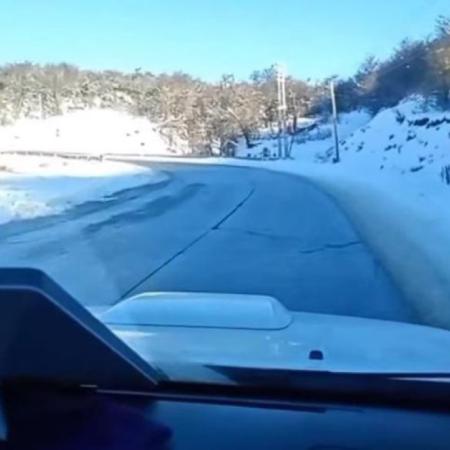 Santa Cruz refuerza la seguridad vial: mantenimiento invernal en rutas estratégicas del suroeste